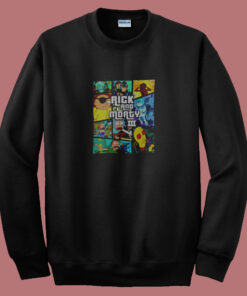 All Seasons Rick & Morty Mash Up Summer Sweatshirt