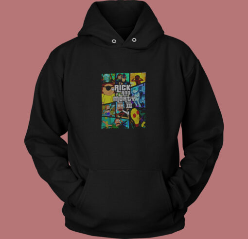 All Seasons Rick & Morty Mash Up Vintage Hoodie