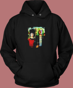 American Beetlejuice Gothic And Lydia Vintage Hoodie