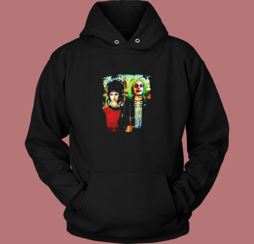 American Beetlejuice Gothic And Lydia Vintage Hoodie