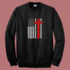 American Flag Christian Cross Usa Flag Summer Sweatshirt