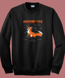 Anatomy Of A Fox Summer Sweatshirt