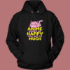 Anime Makes Me Happy Vintage Hoodie