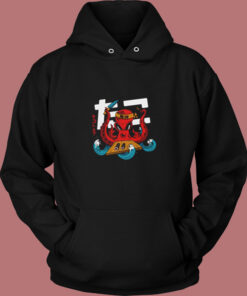 Anime Octopus Sushi Chef Vintage Hoodie