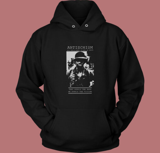 Antischism All Their Money Stinks Of Death Vintage Hoodie