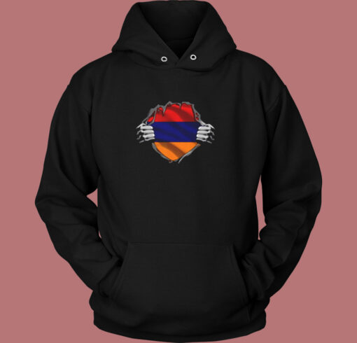 Armenia Roots Flag Vintage Hoodie