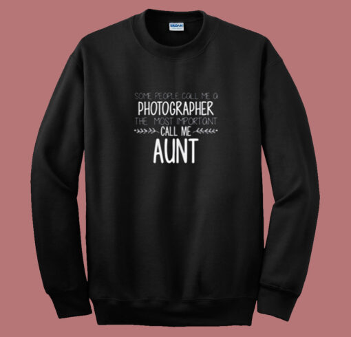 Aunt Photographer Summer Sweatshirt