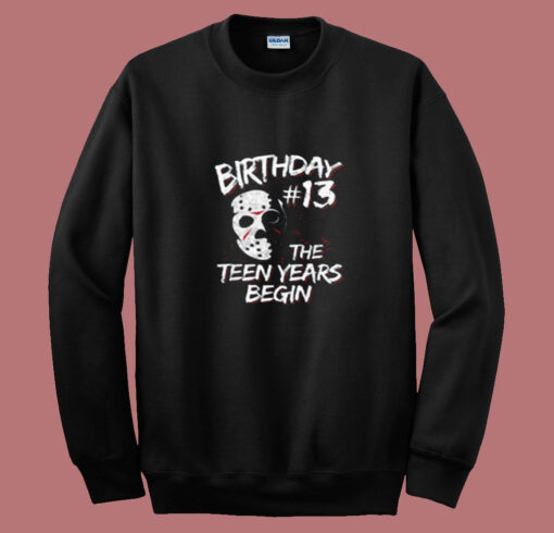 Awesome 13th Birthday Party Summer Sweatshirt