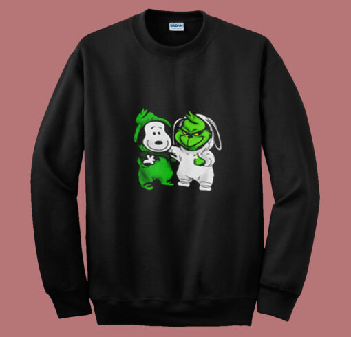 Baby Snoopy And Baby Grinch Summer Sweatshirt