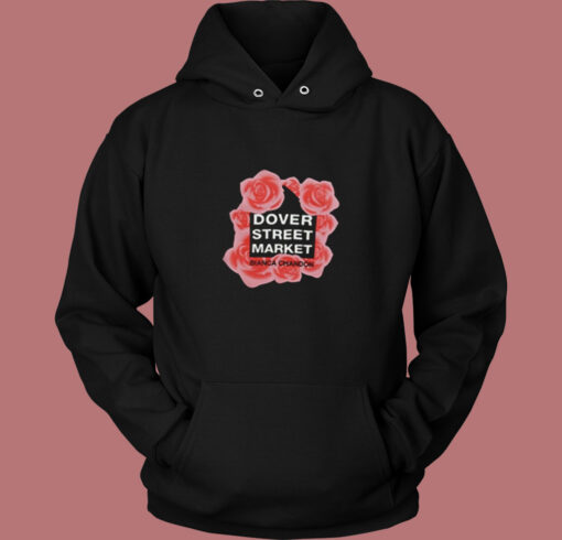 Bianca Chandon Dover Street Rose Flowers Vintage Hoodie