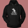 Bigfoot Rides A Mountain Bike Vintage Hoodie