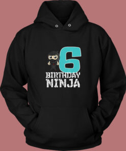 Birthday Ninja Vintage Hoodie