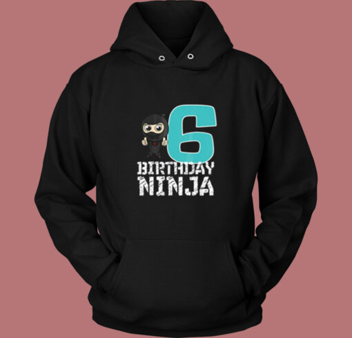 Birthday Ninja Vintage Hoodie