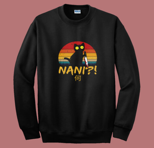 Black Cat Nani Summer Sweatshirt