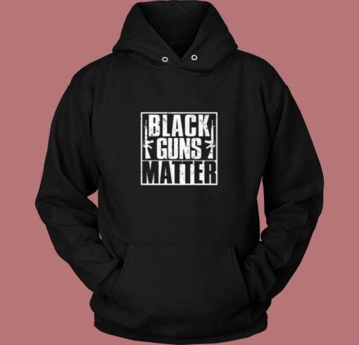 Black Guns Matter Vintage Hoodie