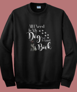 Book Reading Dog Lovers Summer Sweatshirt