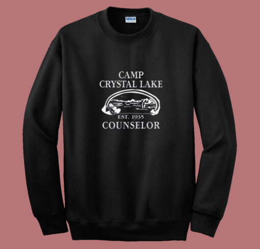 Camp Crystal Lake Camping Vintage Summer Sweatshirt