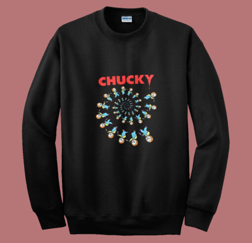 Child’s Play Spiral Of Scary Chucky Halloween Summer Sweatshirt