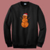 Christmas Basketball Snowman Summer Sweatshirt