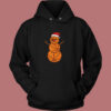 Christmas Basketball Snowman Vintage Hoodie