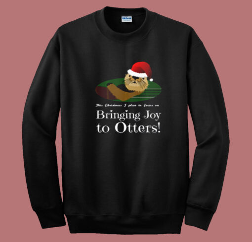 Christmas Otter Summer Sweatshirt