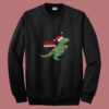 Christmas Tree T Rex Funny Parody Summer Sweatshirt