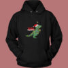 Christmas Tree T Rex Funny Parody Vintage Hoodie