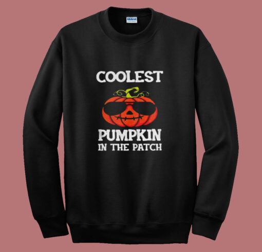 Coolest Pumpkin In The Patch Summer Sweatshirt