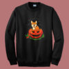 Corgi Dog Lovers Pumpkin Summer Sweatshirt