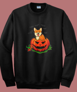 Corgi Dog Lovers Pumpkin Summer Sweatshirt