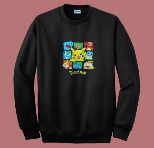 Cute Cartoon Pokemon Characters Summer Sweatshirt