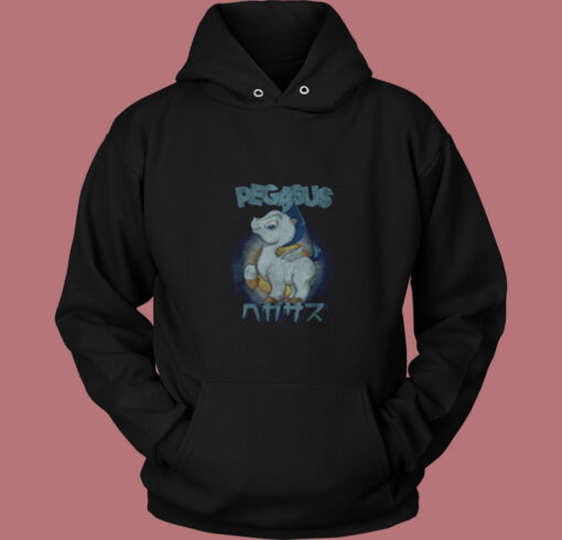 Cute Disney Hercules Pegasus Kanji Portrait Vintage Hoodie