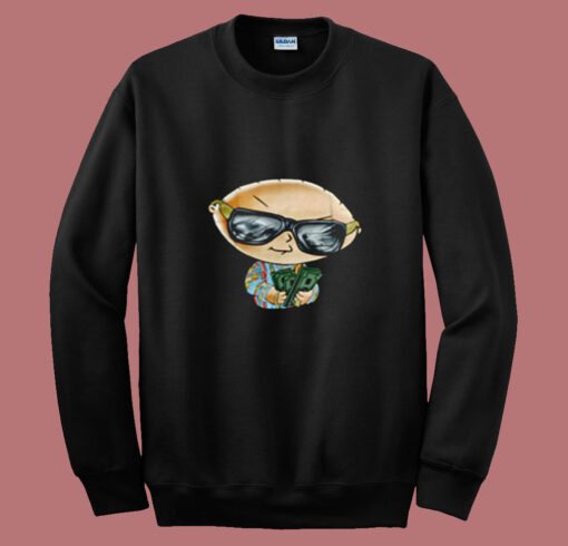 Cute Family Guy Stewie With Cash Bling Summer Sweatshirt