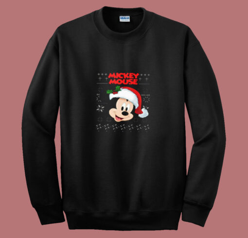 Cute Mickey Mouse Santa Christmas Summer Sweatshirt