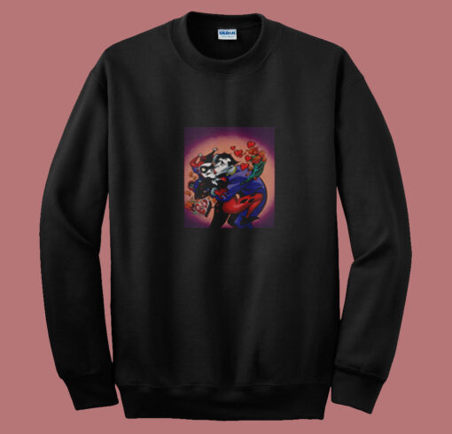 Dc Comics Harley Quinn The Joker Valentines Summer Sweatshirt