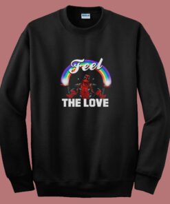 Deadpool Feel The Love Marvel Comics Summer Sweatshirt