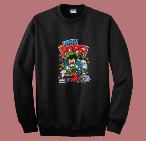 Deku Pops My Hero Academia Anime Summer Sweatshirt