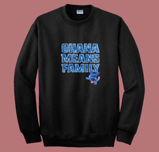 Disney Ohana Means Family Unisex Summer Sweatshirt