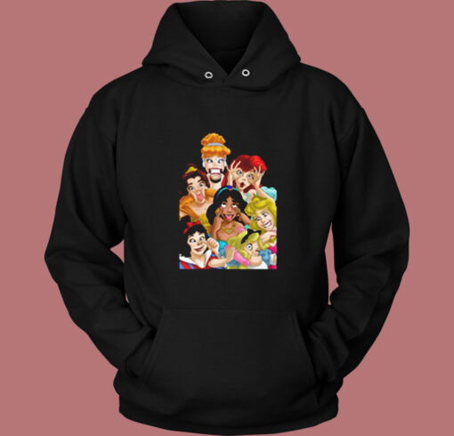 Disney Princess Funny Cover Cinderella Cute Vintage Hoodie