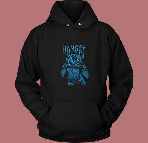 Disney Stitch Hangry Graphic Adult Vintage Hoodie