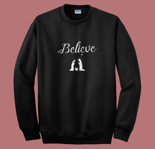 Distressed Believe Summer Sweatshirt