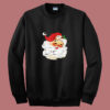 Distressed Vintage Santa Claus Summer Sweatshirt