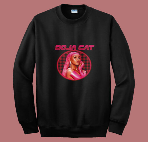 Doja Cat Laser Grid Portrait Summer Sweatshirt