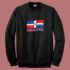 Dominican Republic Flag Distressed Pride Summer Sweatshirt