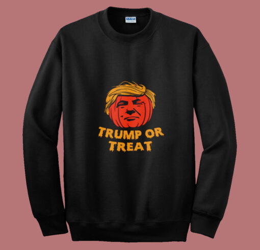 Donald Trump Or Treat Halloween Summer Sweatshirt