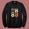 Donut Six Pack Summer Sweatshirt