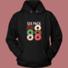 Donut Six Pack Vintage Hoodie