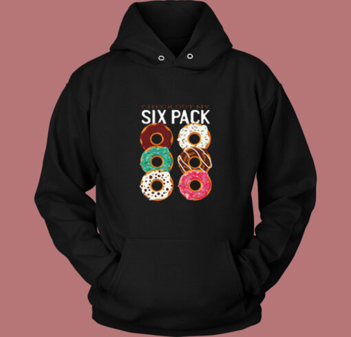 Donut Six Pack Vintage Hoodie