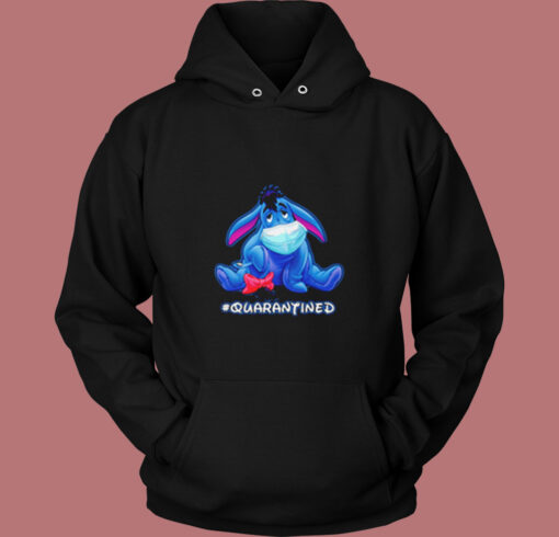 Eeyore Face Mask Quarantined Vintage Hoodie