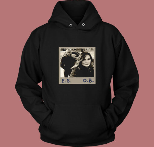 Elliot Stabler Olivia Benson Law Vintage Hoodie